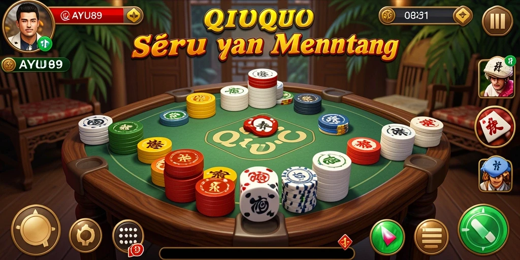 Tampilan gameplay QiuQiu AYU89 yang seru dan menarik.