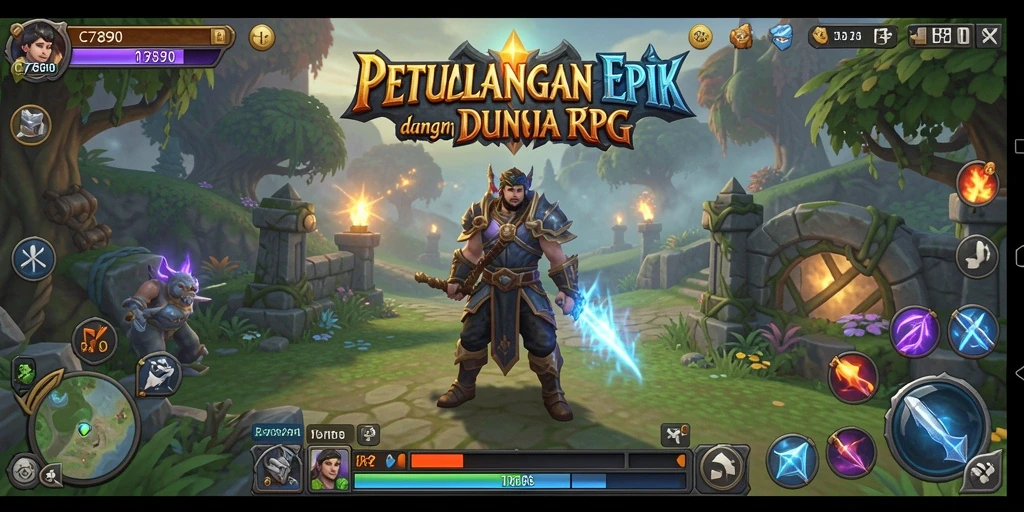 Tampilan menarik dari gameplay C7890 yang mencakup pertarungan epik.
