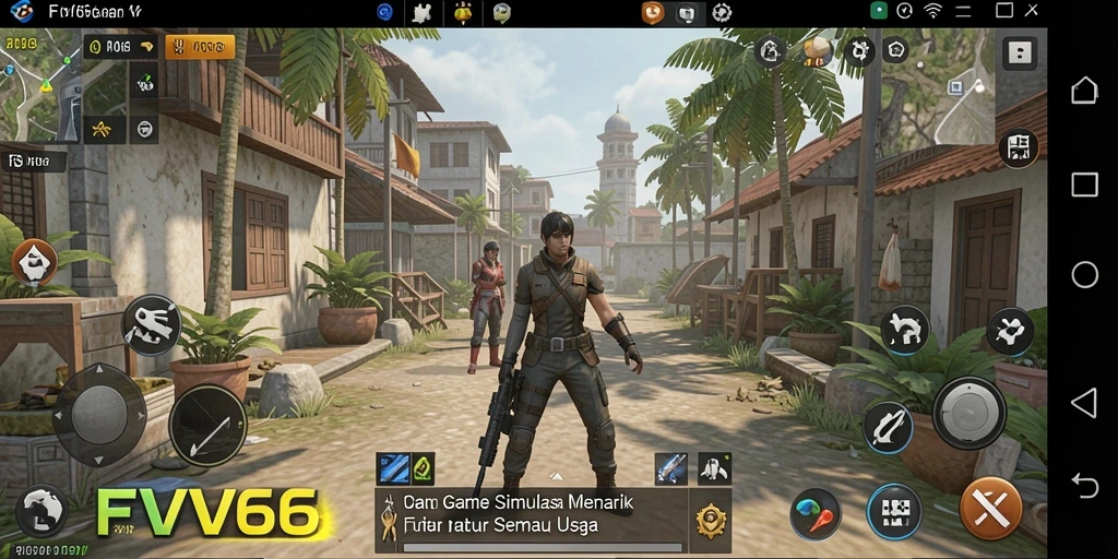 Screenshot gameplay FW66 menampilkan simulasi interaktif yang memukau.