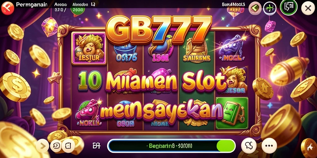 Tampilan gameplay Slot yang menarik di GB777.