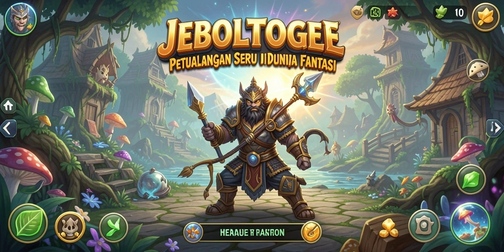 Gameplay seru JEBOLTOGEL dalam petualangan dunia fantasi.