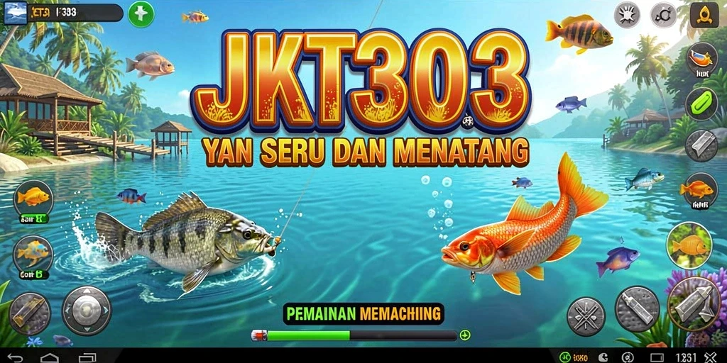 Tampilan gameplay memancing terbaik di JKT303.