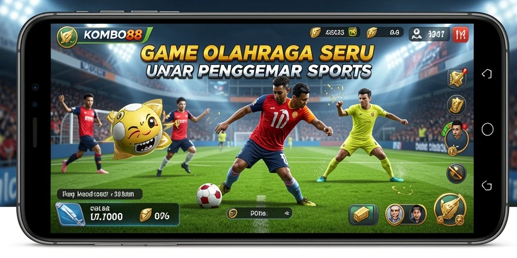 Tampilan gameplay menarik dari KOMBO88 yang penuh aksi olahraga.