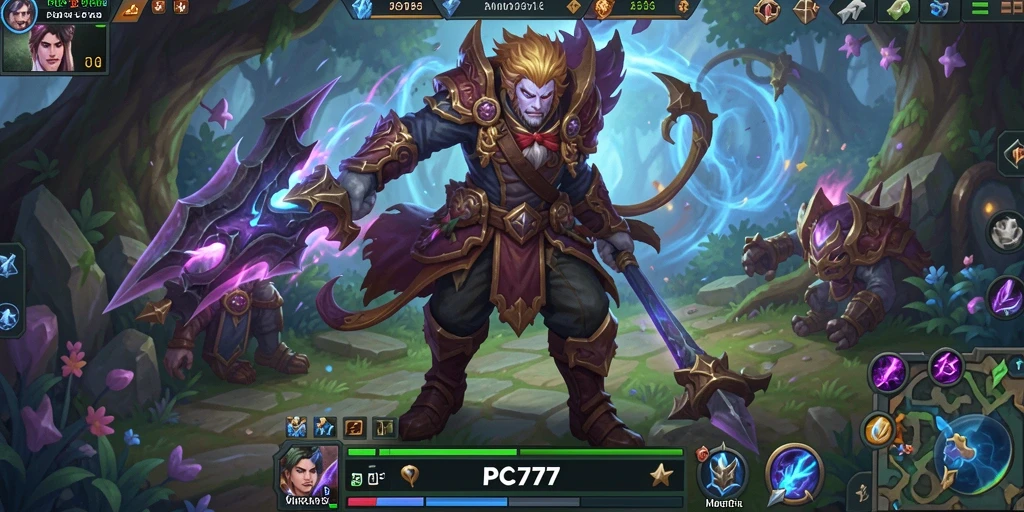 Tampilan gameplay menarik dari petualangan di dunia MMORPG.