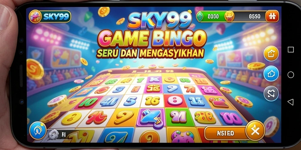 Tampilan permainan Bingo yang menarik dan interaktif di SKY99.