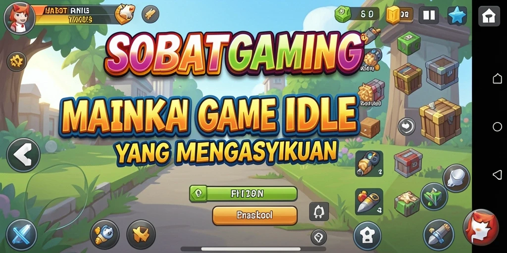 Tampak gameplay SOBATGAMING yang memikat dan santai.