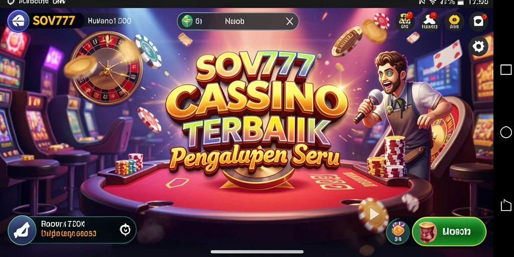 Screenshot gameplay menunjukkan keseruan permainan Kasino SOV777.