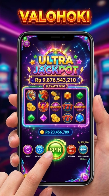 Tampilan antarmuka aplikasi valohoki yang user-friendly.